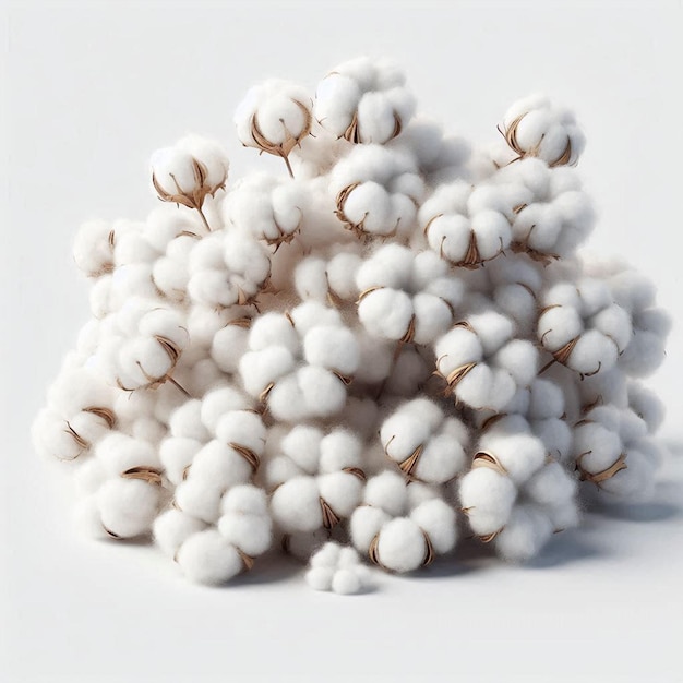 a pile of white cotton balls with the word cotton on the bottom