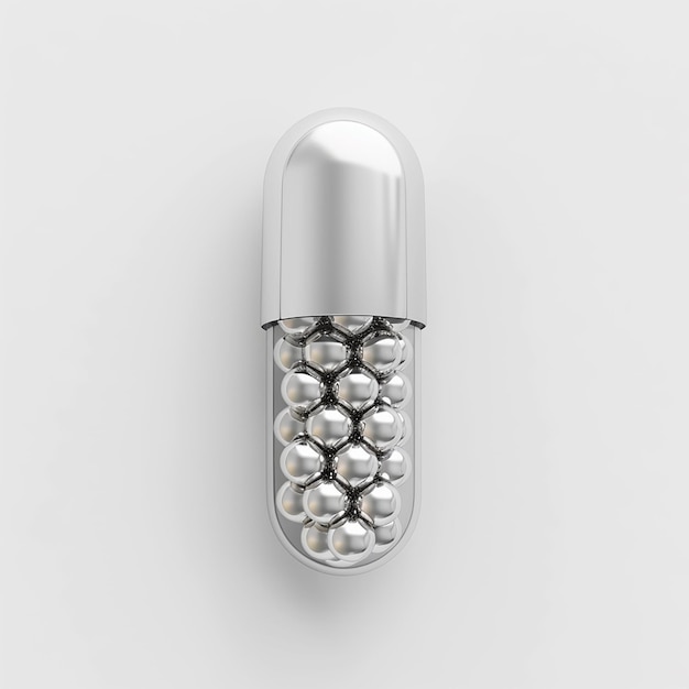 Photo a pill with a lot of screws in it