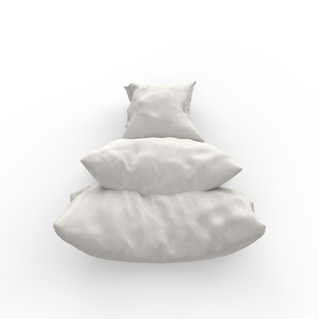 Pillow bed 3d modelling