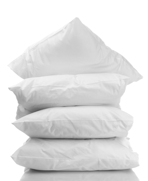 Photo pillows isolated on white