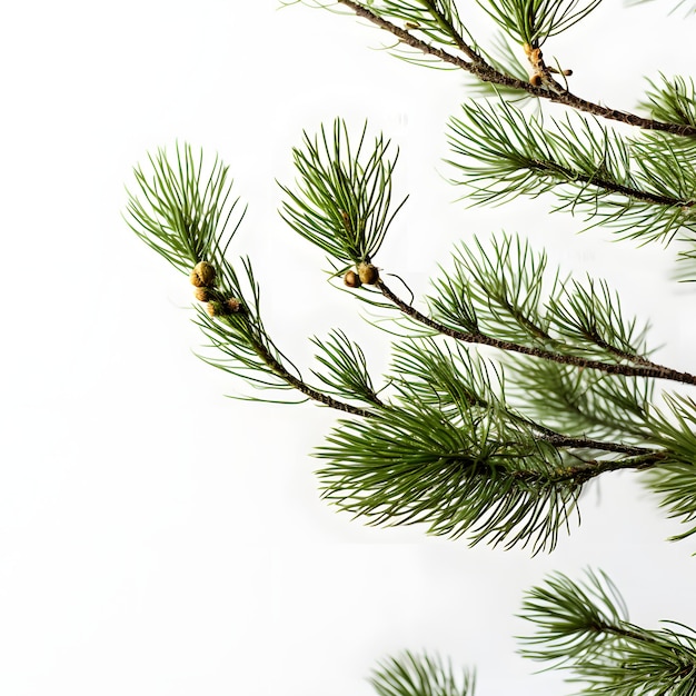 Photo a pine branch with a green branch that says quot pine quot on it