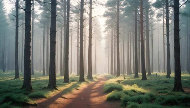 pine forest background