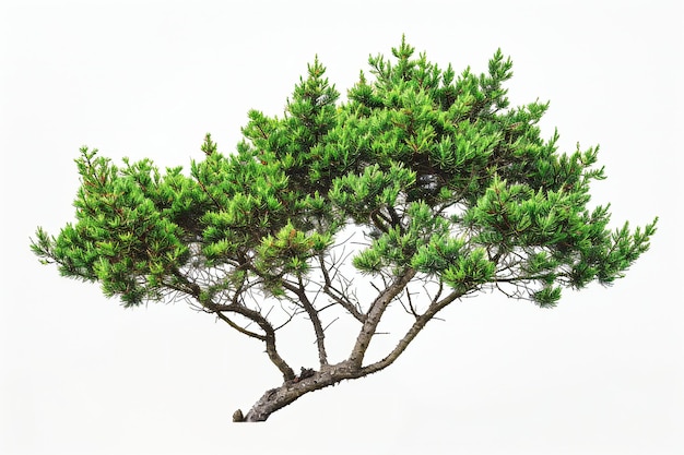 Pine tree isolated on white background