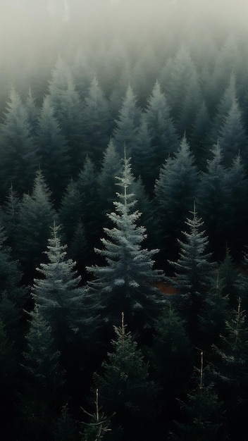 Photo pine trees real isolated on transparency background png