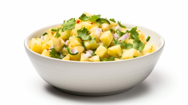 pineapple coconut salsa with jalapenos and cilantro