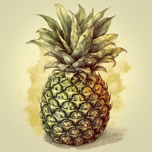 pineapple design graphic background