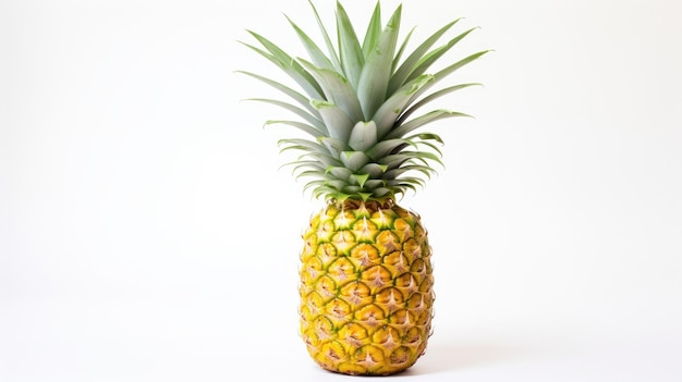 A pineapple is a pineapple that is cut in half.