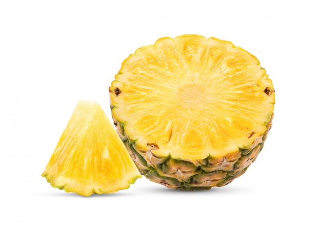 Pineapple isolated on white