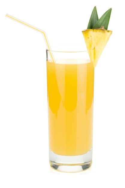 Pineapple juice in a glass