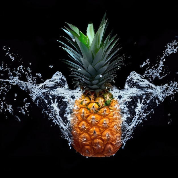 Pineapple Refreshment Explosion Generative AI