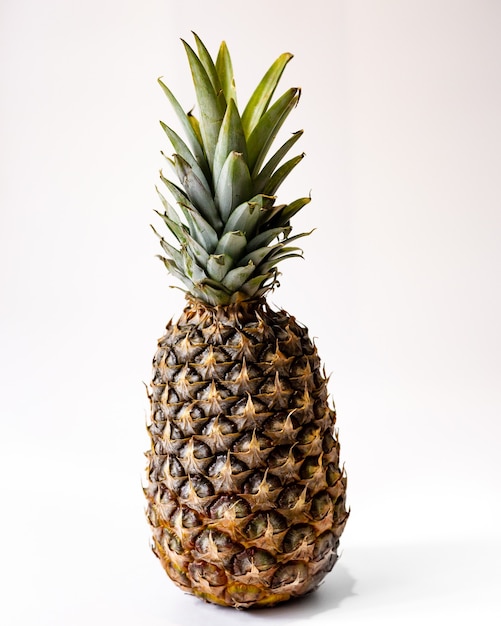 Pineapple on a white background, ripe pineapple on a white background, juicy pineapple on a white background.