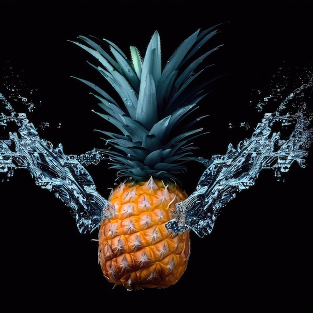 Pineapples' Hydrating Splash Generative AI