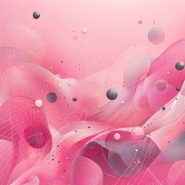 Pink abstract banner background