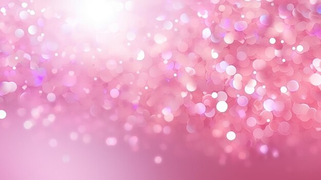 Pink abstract glitter lights background blurred bokeh