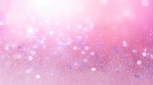 Pink abstract glitter lights background blurred bokeh