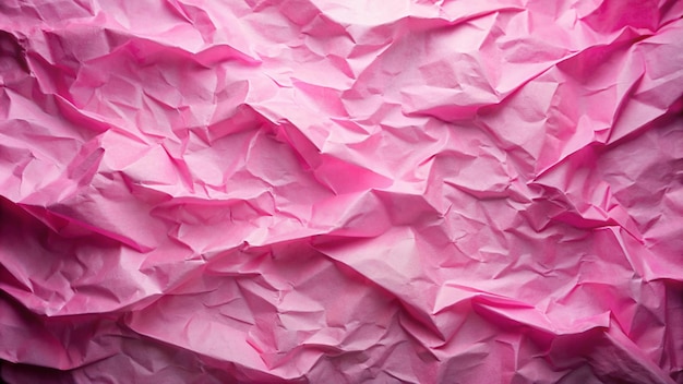 pink backgroud crumpled paper