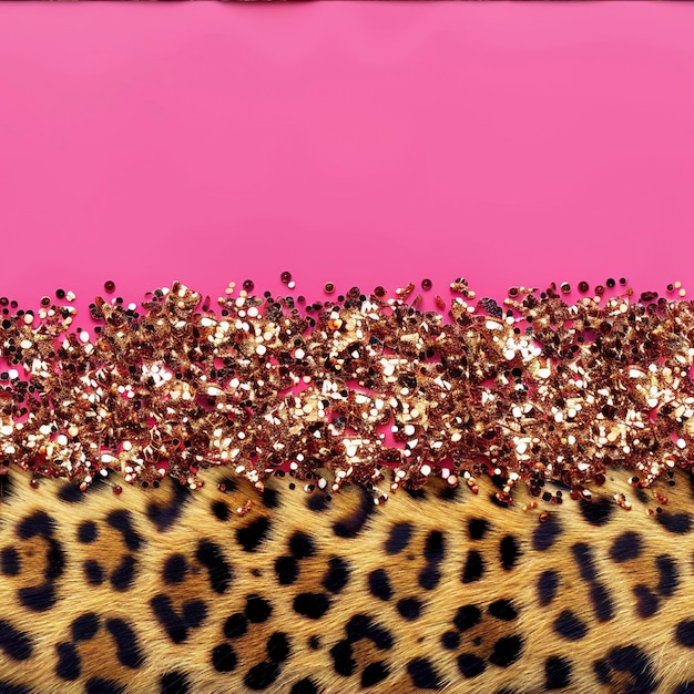 a pink background with many diamonds and gold glitter