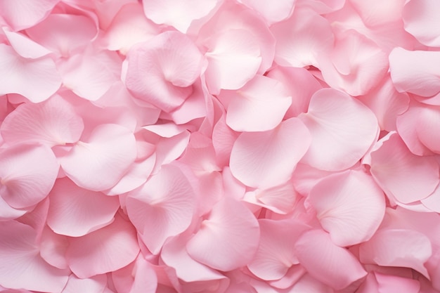 Pink Background with Rose Petals