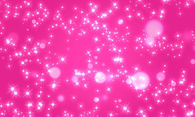 PINK background with sparkles