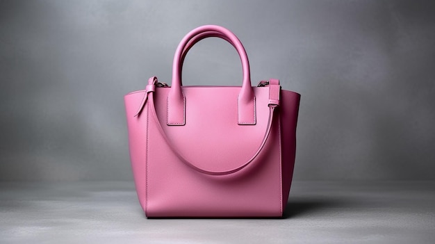 A pink bag from the brand chanel.