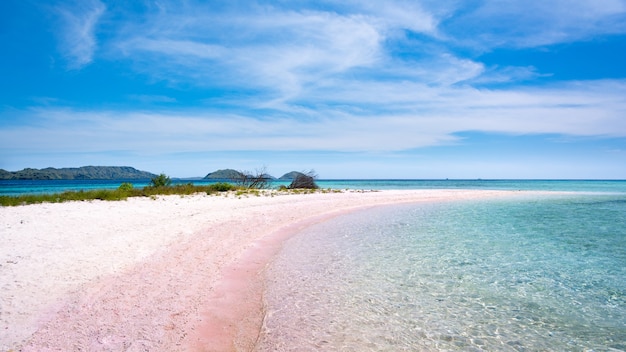 Pink Beach in Komodo National Park