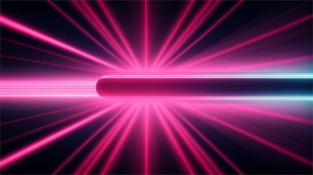 A pink beam with the word light on it