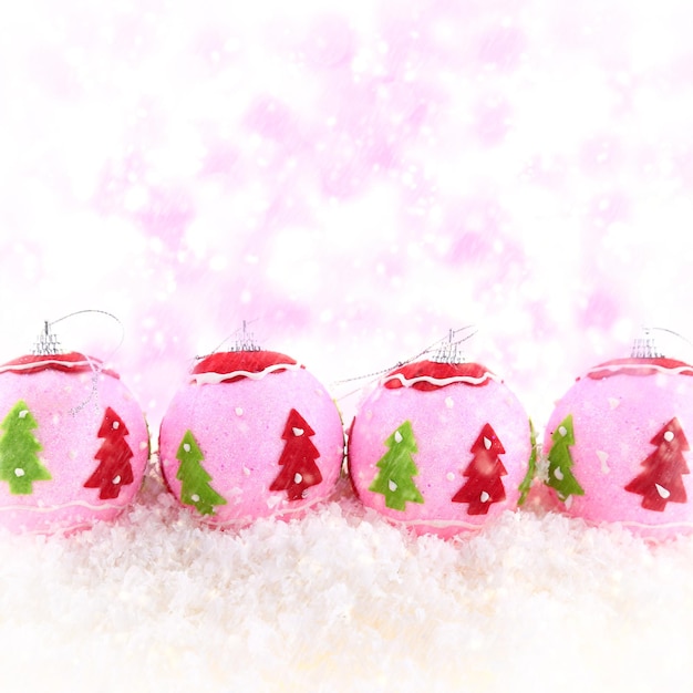 Pink beauty Christmas background