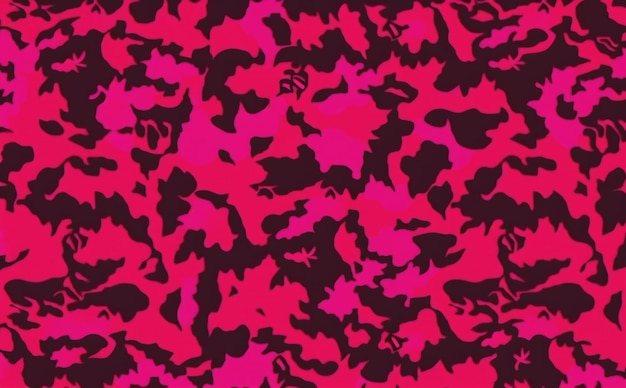 A pink and black camouflage with the word camo on it.