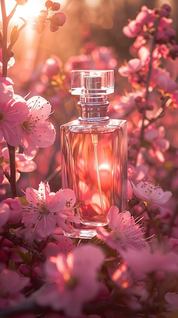 Pink Blossom Perfume Sunset Aura