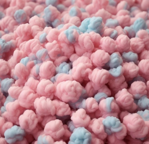 pink blue cotton candy