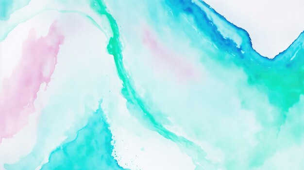 Photo pink blue and green liquid fluid texture abstract watercolor background