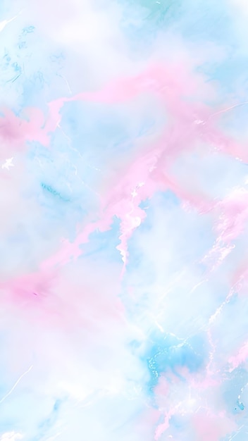 Pink blue water fantasy Ai