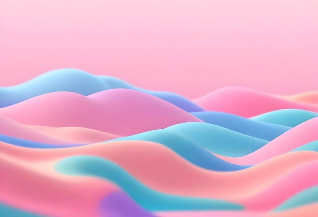 pink and blue waves in a pink and blue colored background