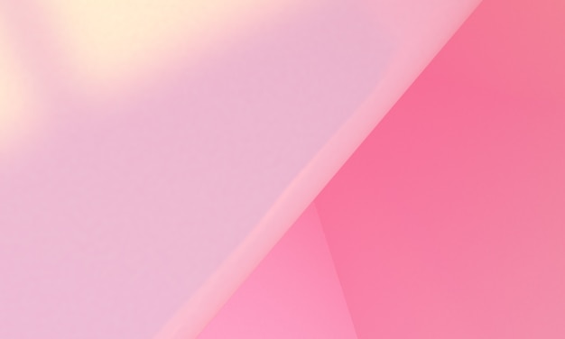 Pink Box 3d minimalist style design, 3d render abstract background.