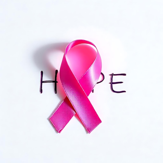 Pink Breast Cancer Awareness Ribbon