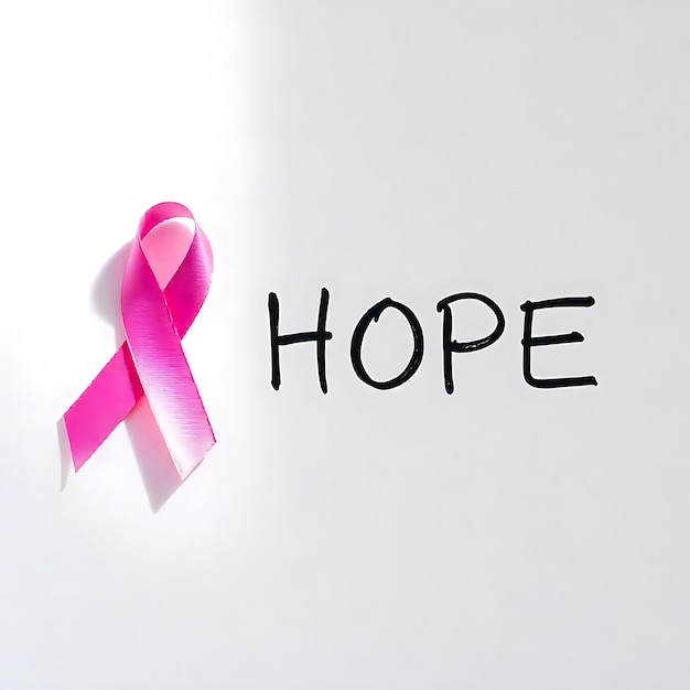 Pink Breast Cancer Awareness Ribbon