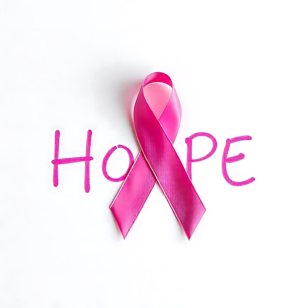 Pink Breast Cancer Awareness Ribbon