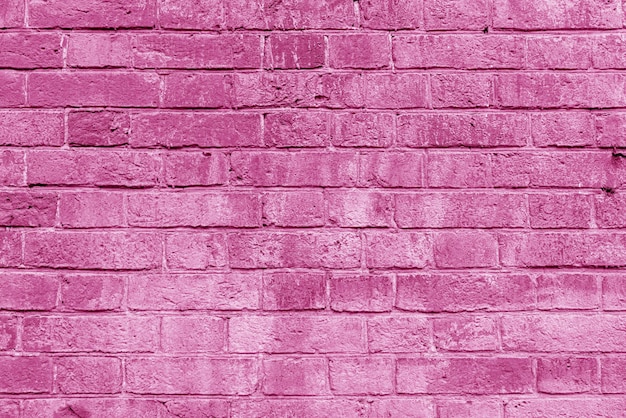 Pink brick building wall Interior of a modern loft Background for design