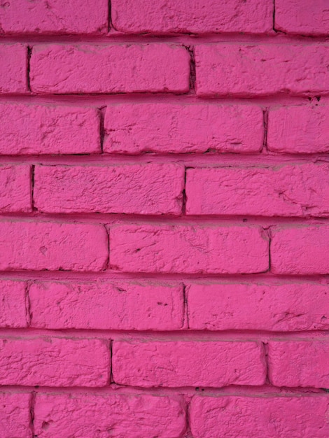 Pink brick wall texture