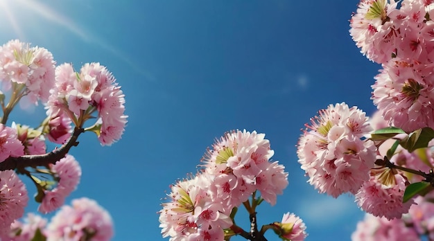 pink cherry blossom in spring