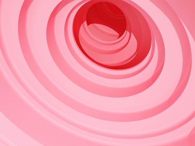 Pink circle hole background, abstract background, 3D rendering.