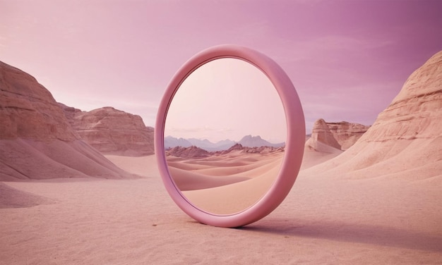 a pink circle with the word quot the word quot on it