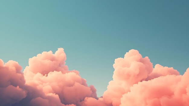 Photo a pink cloud with the words quot the word quot on the bottom