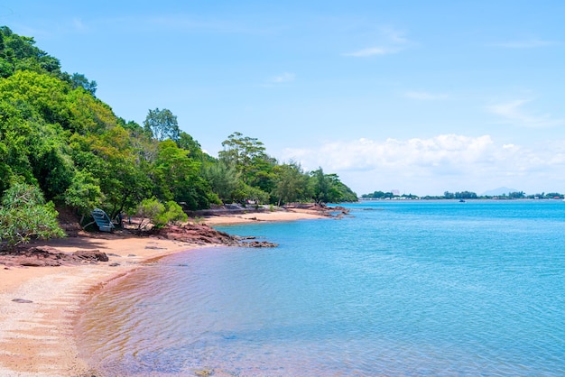 The Pink Coast or Lan Him Chomphu at Chanthaburi in Thailand