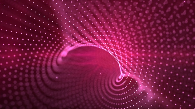 Pink color circle abstract background