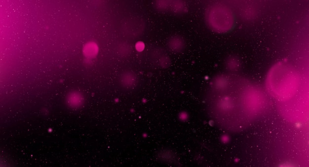 Pink colorful starry sky horizontal galaxy background