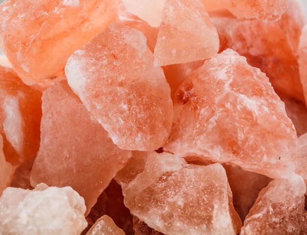 Pink crystal salt