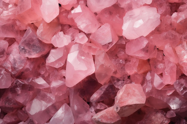 Pink crystals are a must - have for your home.