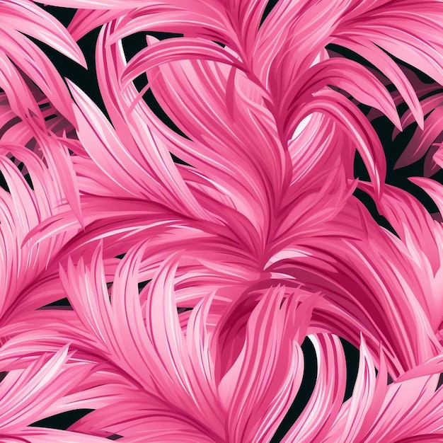 Photo pink feathers with a heart shaped heart shape.