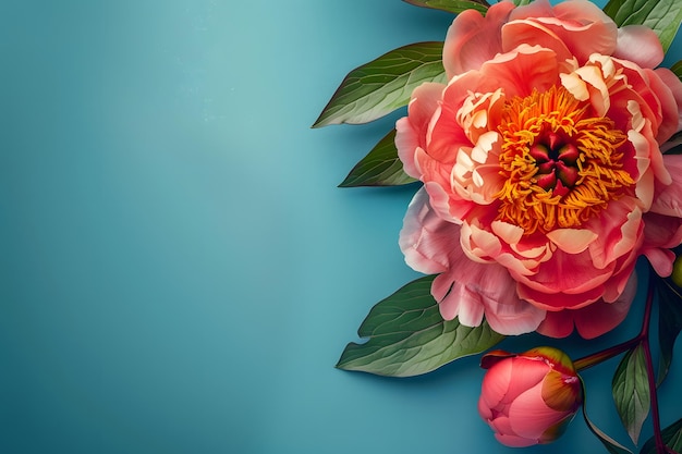 a pink flower with the word  peony  on it